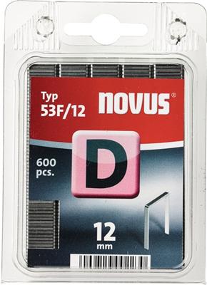 Novus Nieten Vlakdraad D 53F/12 mm - 600 Stuks Novus Nieten Vlakdraad D 53F/12 mm - 600 Stuks