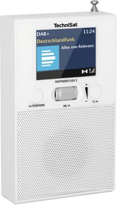 TechniSat DIGITRADIO FLEX 2 Stopcontactradio DAB+, VHF (FM) Bluetooth Incl. luidspreker, Wekfunctie Wit TechniSat DIGITRADIO FLEX 2 Stopcontactradio DAB+, VHF (FM) Bluetooth Incl. luidspreker, Wekfunctie Wit