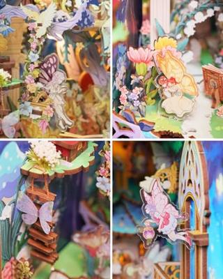 Tone-cheer Book Nook Midsummer Night's Dream DIY Modelbouw Knutselen Tone-cheer Book Nook Midsummer Night's Dream DIY Modelbouw Knutselen
