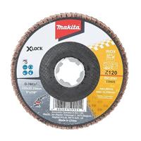 Makita Accessoires Lamellenschuurschijf X-LOCK 125mm Z120 - D-76037 - D-76037 - thumbnail