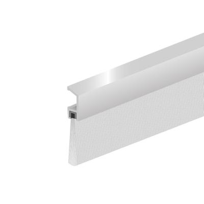 Ellen borstelstrip - IBS - 2200 mm - aluminium