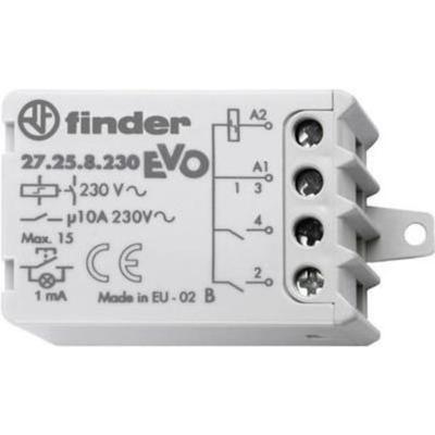 Finder 27.26.8.230.0000 Stroomstootschakelaar Inbouw 2x NO 230 V/AC 10 A 2300 VA 1 stuk(s) Finder 27.26.8.230.0000 Stroomstootschakelaar Inbouw 2x NO 230 V/AC 10 A 2300 VA 1 stuk(s)