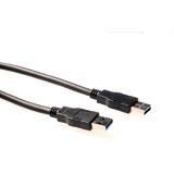 ACT SB3003 USB 3.0 A male - USB A male | Zwart | 3 meter