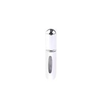 Portable mini aluminium hervulbare parfum fles spray lege cosmetische containers verstuiver capaciteit: 5ml (Bright Silver) - thumbnail