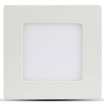 LED Downlight Slim - Viron Dunson - Inbouw Vierkant 24W - Natuurlijk Wit 4000K - Mat Wit - Aluminium - 300mm - SAMSUNG LEDs