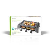 Nedis FCRA220FBK6 Gourmet Raclette Grill voor 6 Personen - thumbnail