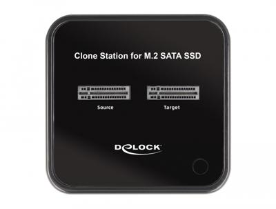 Delock 64178 USB-C Harde schijf-dockingstation Met clone-functie