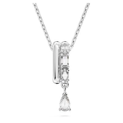 Swarovski 5671819 Ketting Dextera zilverkleurig-wit 38-43 cm