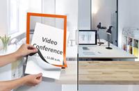 Durable Magneetkader | DIN A4 ORANGE | zelfklevende rugfolie | 2 stuks - 487209 487209 - thumbnail