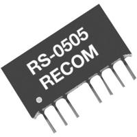 RECOM RS-2405S DC/DC-converter, print 24 V/DC 5 V/DC 400 mA 2 W Aantal uitgangen: 1 x Inhoud 1 stuk(s) - thumbnail