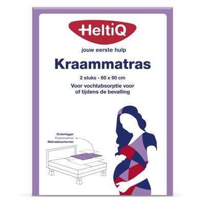 Heltiq Kraammatras 60 x 90cm zak 2 Stuks Heltiq Kraammatras 60 x 90cm zak 2 Stuks