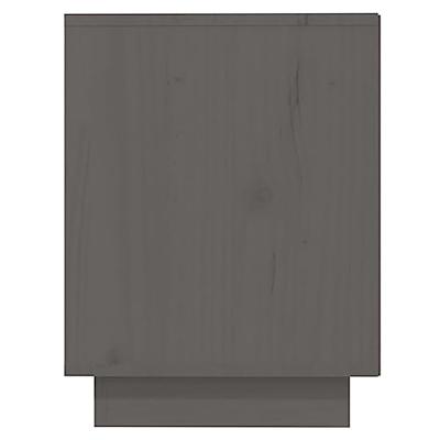 VidaXL Schoenenkast 110x34x45 cm massief grenenhout grijs