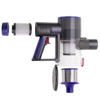 Snoerloze steelstofzuiger Adler AD 7061 allergievriendelijk Zwart, Blauw - thumbnail