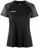 Craft 1912726 Squad 2.0 Contrast Jersey W - Black/Granite - S - thumbnail