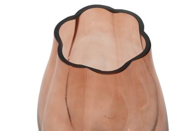 Vaas Home ESPRIT Amber Kristal Modern 16 x 16 x 26 cm Vaas Home ESPRIT Amber Kristal Modern 16 x 16 x 26 cm