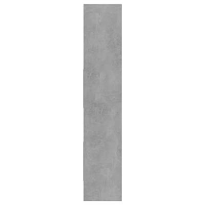 VidaXL Boekenkast 40x35x180 cm bewerkt hout betongrijs VidaXL Boekenkast 40x35x180 cm bewerkt hout betongrijs