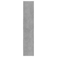 Boekenkast 40x35x180 cm bewerkt hout betongrijs - thumbnail