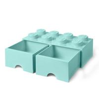 Room Copenhagen LEGO Brick Drawer 8 Blauw opbergdoos - thumbnail