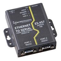 Brainboxes Apparaatserver - 2 poorten - 10 MB LAN, 100 MB LAN, RS-232 (ES-457) - thumbnail