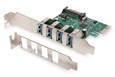 Digitus DIGITUS - 4-Port USB 3.0 PCI Express-Karte 4 poorten PCI Express kaart USB-A 3.0 PCIe
