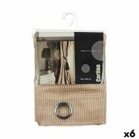 Gordijn 140 x 260 cm Rooster Beige (6 Stuks) - thumbnail