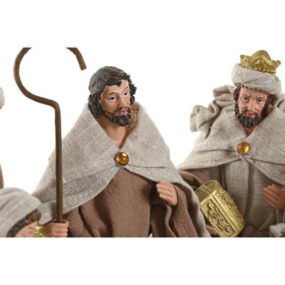 Kerststal set Home ESPRIT Bruin Beige Hars