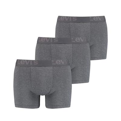 Levi's Boxershorts Premium Brief Heren Grey Melange 3-Pack-XXL