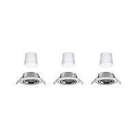 Paulmann 92467 LED-inbouwlamp Set van 3 stuks LED 14.7 W IJzer (geborsteld) - thumbnail
