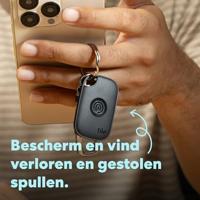 Tile by Life360 Pro (2024) – Krachtige Bluetooth-tracker, sleutelfinder en itemfinder voor sleutels, tassen en meer. Zowel iOS- als Android-compatibel. Telefoonfinder. 4-pack (zwart/wit) - thumbnail