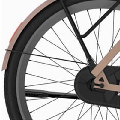 Cortina spatbordstang achter 28 e-nite pink champagne matt