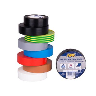 HPX PVC isolatietape VDE | Rood | 19mm x 20m - IR1920 - 10 stuks - IR1920