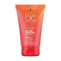 Schwarzkopf BonaCure Clean Performance Sun Protect Scalp, Hair & Body Cleanse 100ml - thumbnail