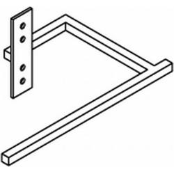 Vasco Beams handdoekbeugel - 24cm - wit structuurlak S600 118370000000600 Vasco Beams handdoekbeugel - 24cm - wit structuurlak S600 118370000000600