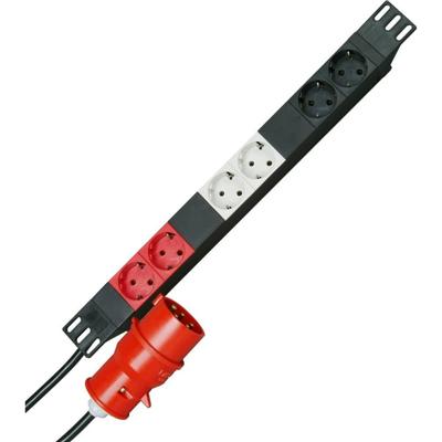 Kopp 930105013 Stekkerdoos 19 inch 6-voudig Zwart, Grijs, Rood CEE-stekker 1 stuk(s) Kopp 930105013 Stekkerdoos 19 inch 6-voudig Zwart, Grijs, Rood CEE-stekker 1 stuk(s)