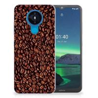 Nokia 1.4 | Siliconen Case | Koffiebonen - thumbnail