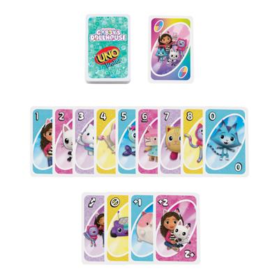 Mattel Uno junior dreamworks gabbys dollhouse kaartspel Mattel Uno junior dreamworks gabbys dollhouse kaartspel