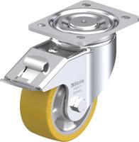 Blickle LH-ALTH 127K-FI Zwenkwiel met rem Wieldiameter: 125 mm Draagvermogen (max.): 750 kg 1 stuk(s) - thumbnail