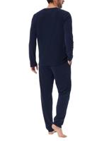 Schiesser Schiesser Pyjama Long petrol 181931 48/S - thumbnail