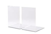 Boekensteun maul 16x15x21cm acryl glashelder - thumbnail