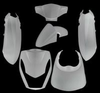 Edge Plaatset 6-delig voor peugeot kisbee 2t/4t - wit - thumbnail