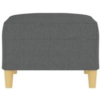 Voetenbank 70x55x41 cm stof donkergrijs - thumbnail