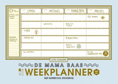 Sofie  Vanherpe Mama Baas   De mama baas weekplanner