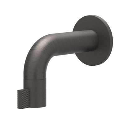 IVY Tribe Fonteinkraan - Inbouw - Hartafstand 10 cm - Geborsteld Carbon Black PVD