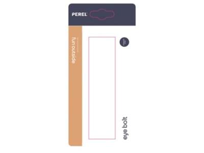Perel GSSA3 Oogschroef eyebolt 130 mm x 30 mm 1 stuk(s)