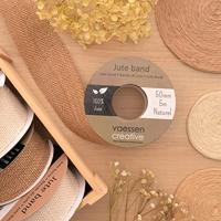 Vaessen Creative • jute lint naturel 50mmx5m - thumbnail