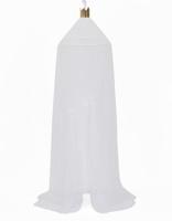 Baby bed gordijn Hung Dome Mosquito netto meisjes kroon opknoping netto prinses tenten (wit) - thumbnail