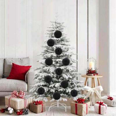 Kerstbal Set 9 pcs Zwart