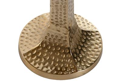 Kaarshouder Home ESPRIT Gouden Aluminium 18,5 X 18,5 X 64,5 cm
