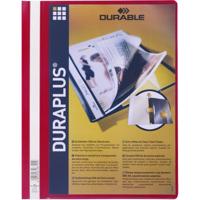 Durable personaliseerbare snelhechtmap Duraplus rood - thumbnail