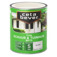 Cetabever Schuur en Tuinhuis Beits Dekkend Zijdeglans - RAL 9001 - 0,75 liter - thumbnail